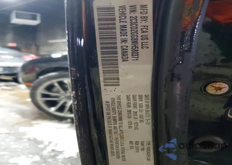 2021 Dodge Challenger Sxt z USA, uszkodzony, nr VIN 2C3CDZGG8MH580371